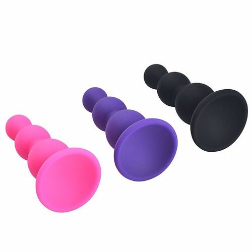 imagem Plug Escalonado Silicone com Ventosa