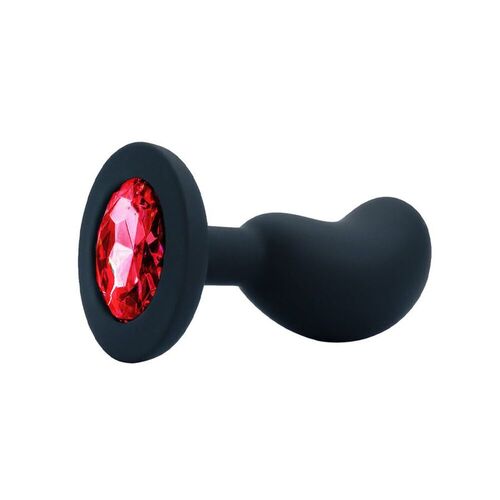 imagem Plug Pedra formato adornado em silicone