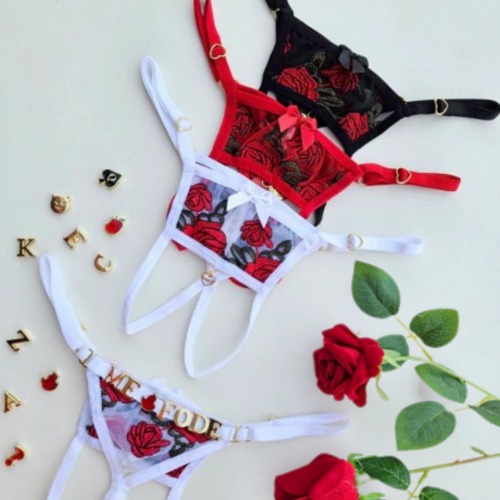 imagem CALCINHA SECRETÁRIA ROSA PERSONALIZÁVEL 