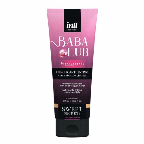 imagem Lub Babalub Beijável sabor chiclete 50ml Linha Sweet Secrets