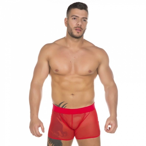 imagem Cueca Boxer em Tule Pimenta